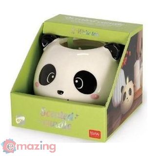 Scented Candle - Panda - 250gr - White Tea