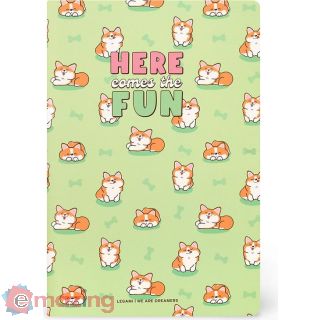 Quaderno a Righe Small - Corgi