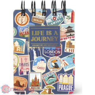 Blocco Spiralato a Righe - Spiral Notepad - Mini - Travel Stickers