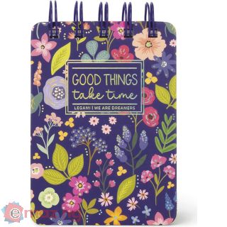 Blocco Spiralato a Righe - Spiral Notepad - Mini - Flowers