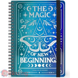 Blocco Spiralato a Righe - Spiral Notebook - Large - Moth