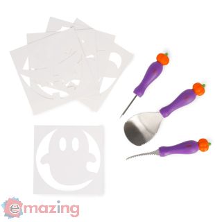 Legami Kit per Intagliare Zucca di Halloween – Carve & Scare