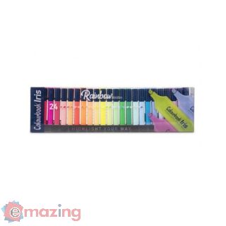 Evidenziatori Iris Colourbook rainbow select 24 pezzi