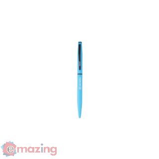 Penna SSC Napoli in metallo Celeste con astuccio