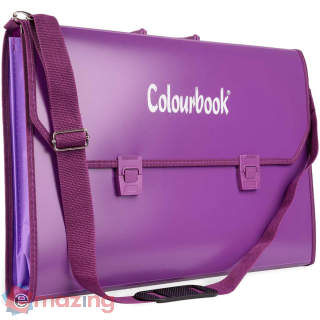 Valigetta Polionda Ibiscus colourbook 36X53 Piu Tracolla Prugna