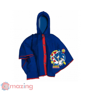Sonic Mantella Impermeabile TG M 8/9 Anni