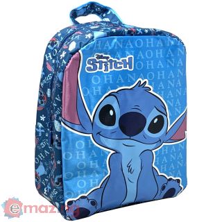 Zaino piccolo 1 zip Lilo e Stitch disney blu