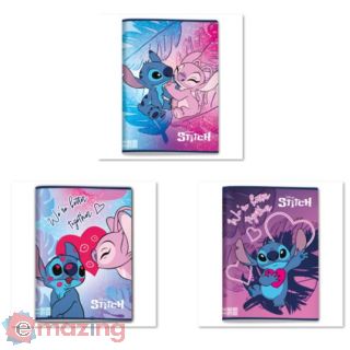 Quaderno A4 Maxi 96/100 Lilo & Stitch - a Righe C, Quarta Elementare, 20,7 X 29,7 Cm