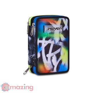 Astuccio Seven 3 Zip Buzzy Note Boy