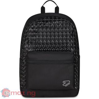 Seven Zaino Scuola Round Blackolograph, Nero, 29 L, Monoscomparto, Tasca Frontale con Zip, Scomparto Interno Porta Pc, Scuola Media e Superiore, Bambini, Ragazzi | Monoscomparto, Tasca Frontale con Zip, Scomparto Interno Porta Pc, Scuola Media e Superiore