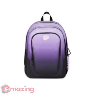 Zaino Scuola Seven Tech Shade Viola 29l Doppio Scomparto con Porta Pc