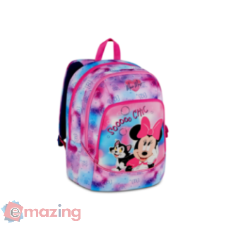 Zaino Scuola Minnie Chic Touch Seven 29 Litri Doppio Scomparto con Porta Pc