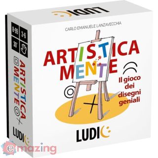 Ludic - Artisticamente - Il Gioco dei Disegni Geniali - da 3 a 6 Giocatori, Anni 8+