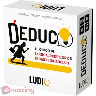 Ludic - Deduco - Il Gioco di Logica, Dialettica e Inganni Incrociati - da 4 a 8 Giocatori, Anni 12+