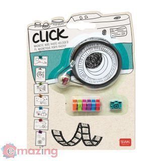 Click Photo Holder. Filo Magnetico Portafoto. Camera