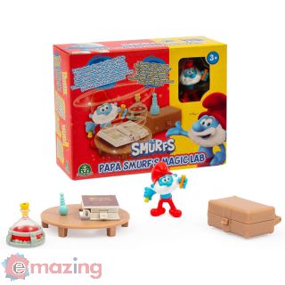 Puffi Mini Playset Del Laboratorio Di Grande Puffo