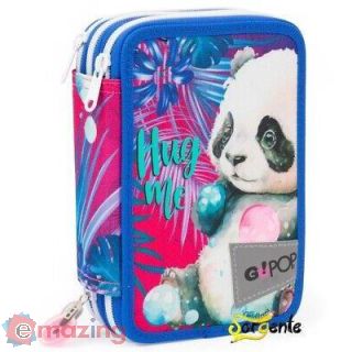 Astuccio 3 Zip Gopop Sweet Jungle 43 Pz.