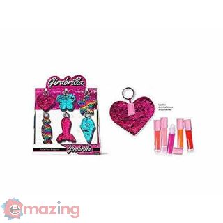 Girabrilla Keychain And Lip Gloss