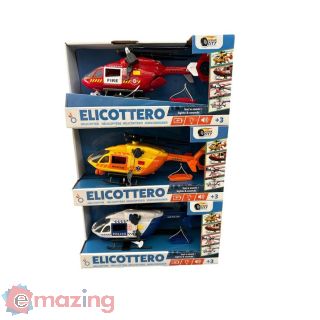 Elicottero con Luci e Suoni,1 Pezzo Modello Casuale,hungary Toys,eta 3+