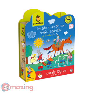 Una gita a cavallo con Giulio Coniglio puzzle