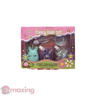 Fancy Hair Set Clip Extension per Capelli Glitter in Gel Profumato