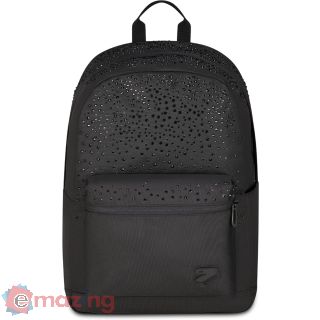 Zaino Round Seven Nero Brillantinato Glitzycute