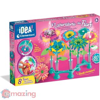 Clementoni Idea - Il Laboratorio dei Fiori, Kit Creativo per Bambini