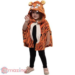 Mantellina super tigre taglia XS 2/3 anni