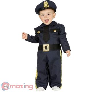 Vestito Poliziotto Bambino Taglia 12/24 Mesi