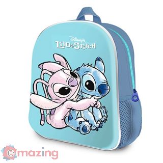 Zaino Lilo e Stitch celeste 29 cm
