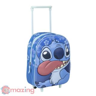 Zaino Trolley Lilo e Stitch 3d 31cm