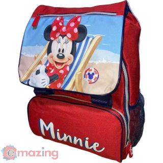 Zaino estensibile Minnie Mouse rosso