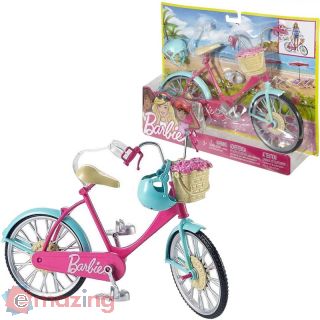 Barbie Bicicletta per Bambole con Casco e Accessori