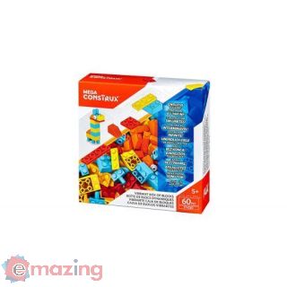 MEGA BLOKS DYG83 Scatola Di Blocchi Sgargianti 60 Pezzi