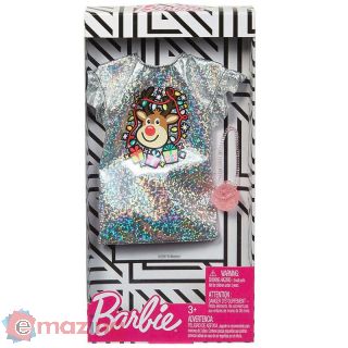 Vestito per barbie Rudolf glitter
