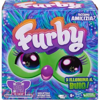 Furby Aurora Furborealis Giocattolo di Peluche Interattivo Illumina al Buio