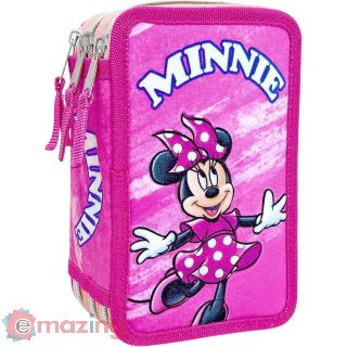 Astuccio Minnie 3 Zip 3d Exclusive Giotto 44 Pz
