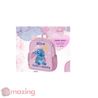 Zaino Asilo Stitch Rosa