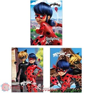 Set 6 Quadernoni Scuola Miraculous Ladybug 5m a Quadretti con 65% Pagine in Più