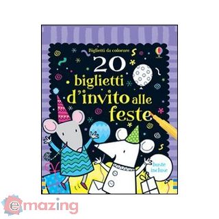 20 biglietti d'invito alle feste