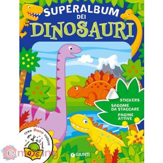 Superalbum dei dinosauri. Con adesivi