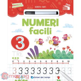 Numeri Facili. Ediz. a Colori. con Pennarello Cancellabile