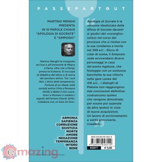 Apologia di Socrate-simposio. Testo Greco a Fronte