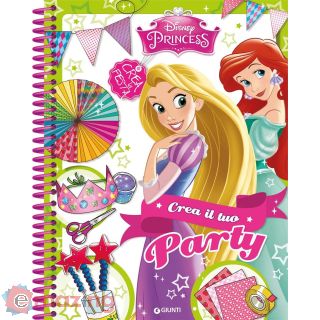 Crea il tuo party. Fashion book. Disney princess. Ediz. a spirale