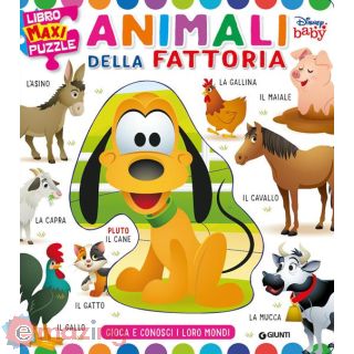 Animali della Fattoria. Libro Maxi Puzzle. Ediz. a Colori