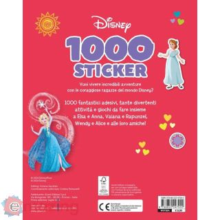 Ragazze Coraggiose. 1000 Sticker Disney. Tanti Giochi e Attività. Ediz. a Colori