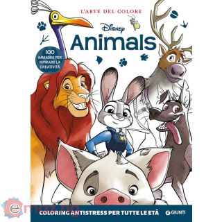 Disney Animals. Coloring Antistress per Tutte Le Età. Ediz. Illustrata
