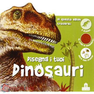 Disegna i tuoi dinosauri. Con gadget