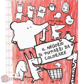 Il negozio di pupazzi da colorare