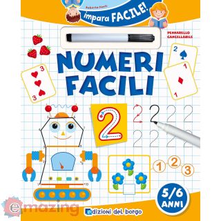 Numeri facili. Con pennarello